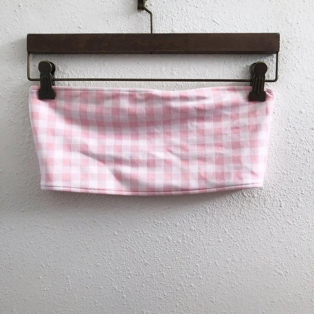 FRANKIES BIKINIS Strapless Bikini Top Size Medium‎